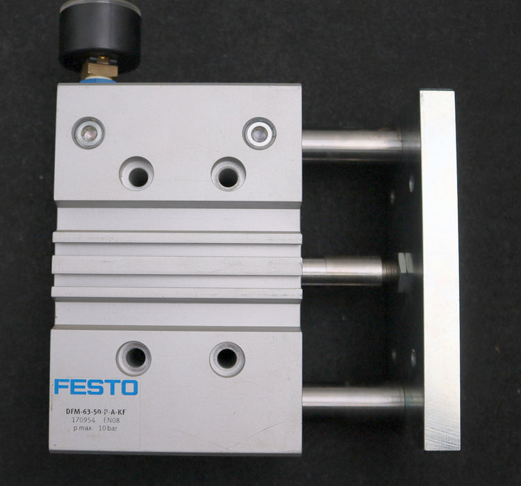 Bild des Artikels FESTO-Führungs-Zylinder-DFM-63-50-P-A-KF-Mat.-Nr.-170954-KolbenØ-63mm-Hub-50mm