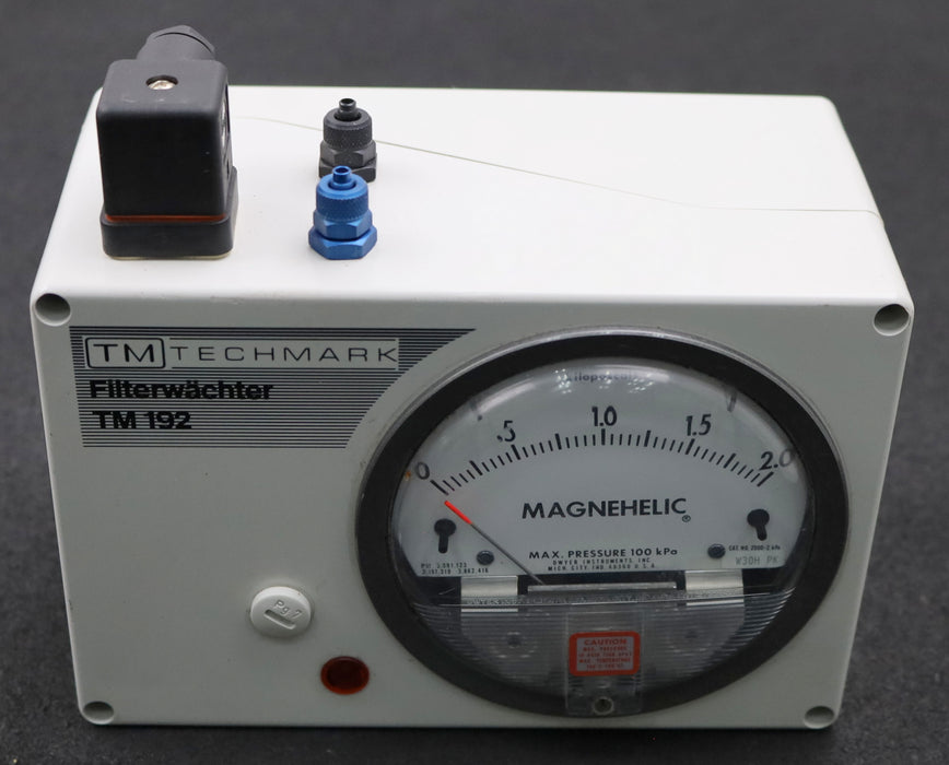 Bild des Artikels TECHMARK-MAGNEHELIC-Filterwächter-TM-192-5-Einstellbereich-35-1250Pa-10A-50/60Hz