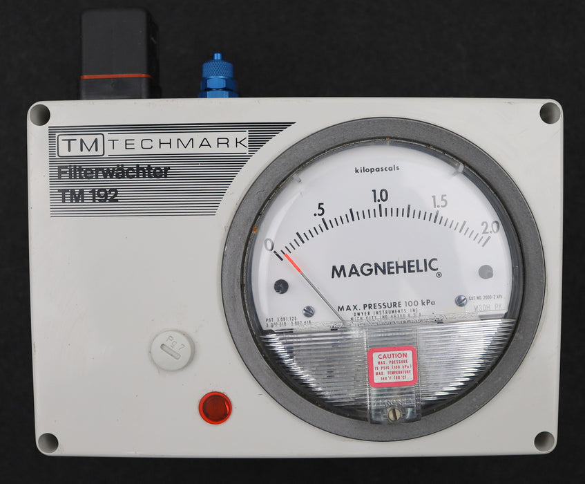 Bild des Artikels TECHMARK-MAGNEHELIC-Filterwächter-TM-192-5-Einstellbereich-35-1250Pa-10A-50/60Hz