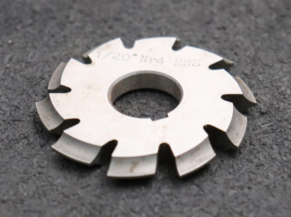 Bild des Artikels Zahnformfräser-gear-profile-cutter-m=-1mm-Nr.-4-für-Zähnezahlbereich-Z=-21-25