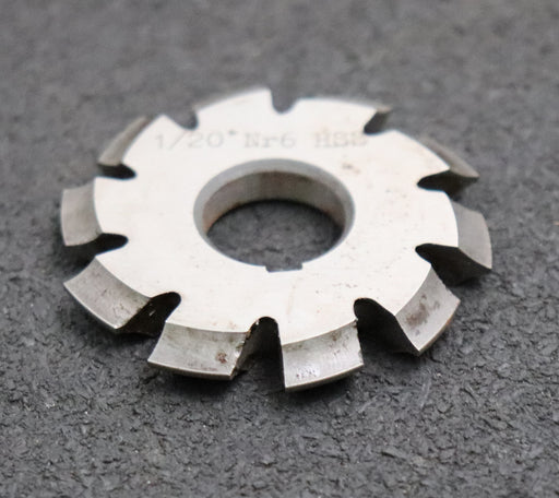 Bild des Artikels Zahnformfräser-gear-profile-cutter-m=-1mm-Nr.-6-für-Zähnezahlbereich-Z=-35-54