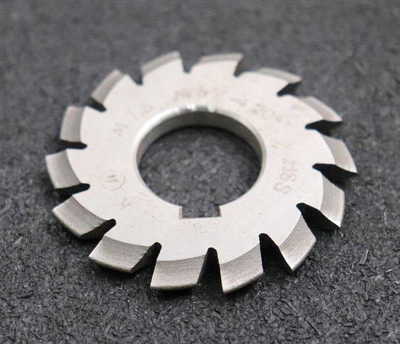 Bild des Artikels Zahnformfräser-gear-profile-cutter-m=-1,5mm-Nr.-5-für-Zähnezahlbereich-Z=-26-34