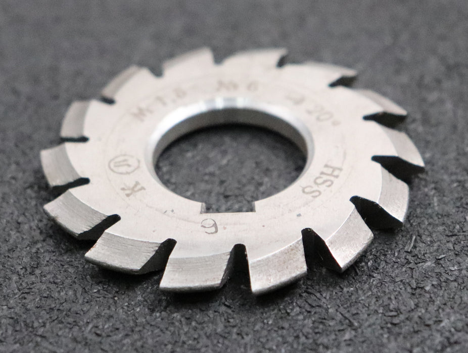 Bild des Artikels Zahnformfräser-gear-profile-cutter-m=-1,5mm-Nr.-6-für-Zähnezahlbereich-Z=-35-54