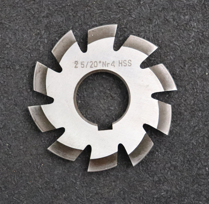 Bild des Artikels Zahnformfräser-gear-profile-cutter-m=-2,5mm-Nr.-4-Zähnezahlbereich-Z=-21-25