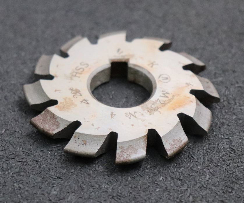 Bild des Artikels Zahnformfräser-gear-profile-cutter-m=-2,5mm-Nr.-4-für-Zähnezahlbereich-Z=-21-25