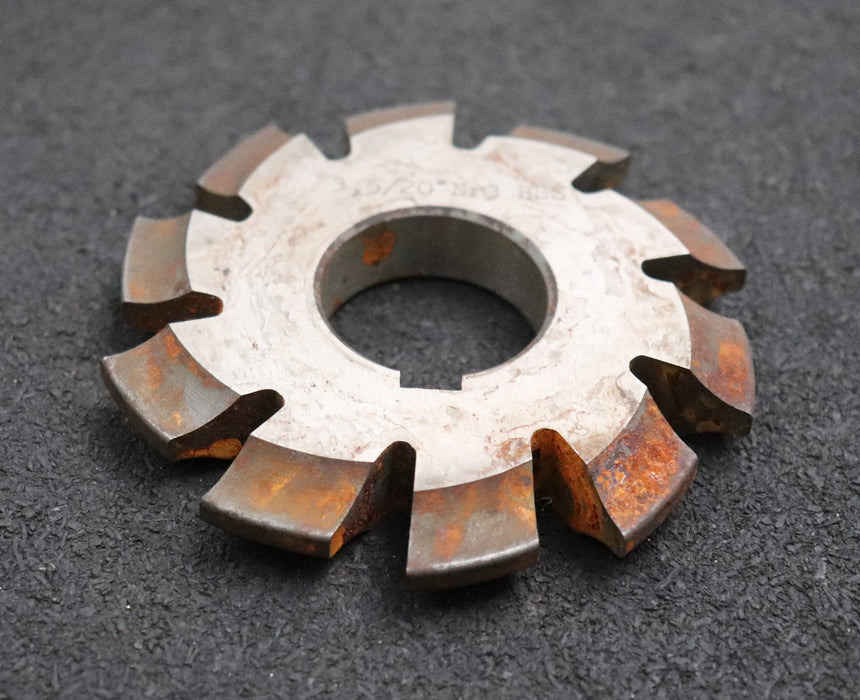 Bild des Artikels Zahnformfräser-gear-profile-cutter-m=-3,5mm-Nr.-3-für-Zähnezahlbereich-Z=-17-20