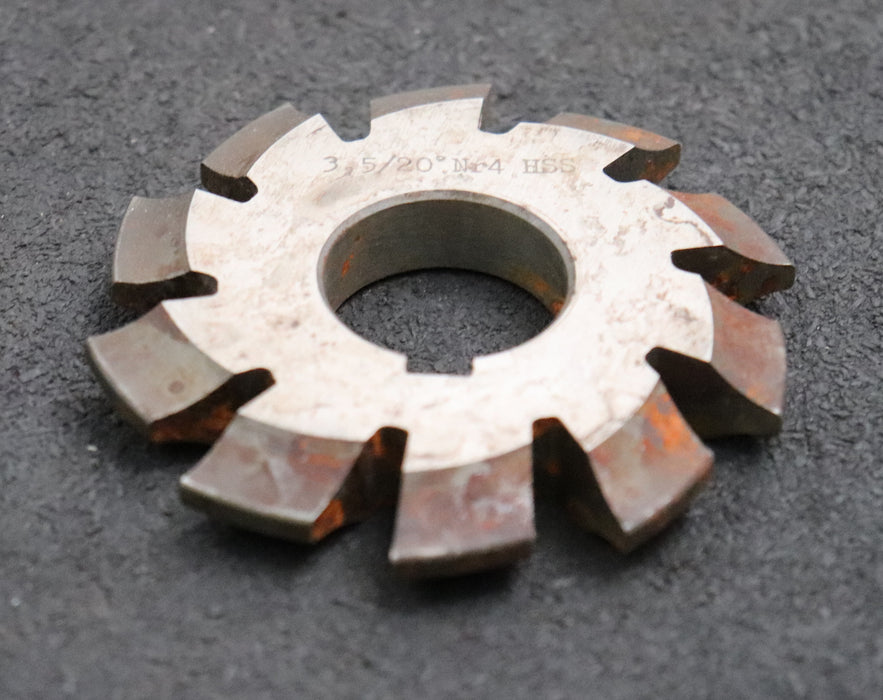 Bild des Artikels Zahnformfräser-gear-profile-cutter-m=-3,5mm-Nr.-4-für-Zähnezahlbereich-Z=-21-25