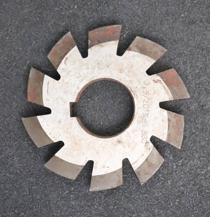 Bild des Artikels Zahnformfräser-gear-profile-cutter-m=-3,5mm-Nr.-6-für-Zähnezahlbereich-Z=-35-54