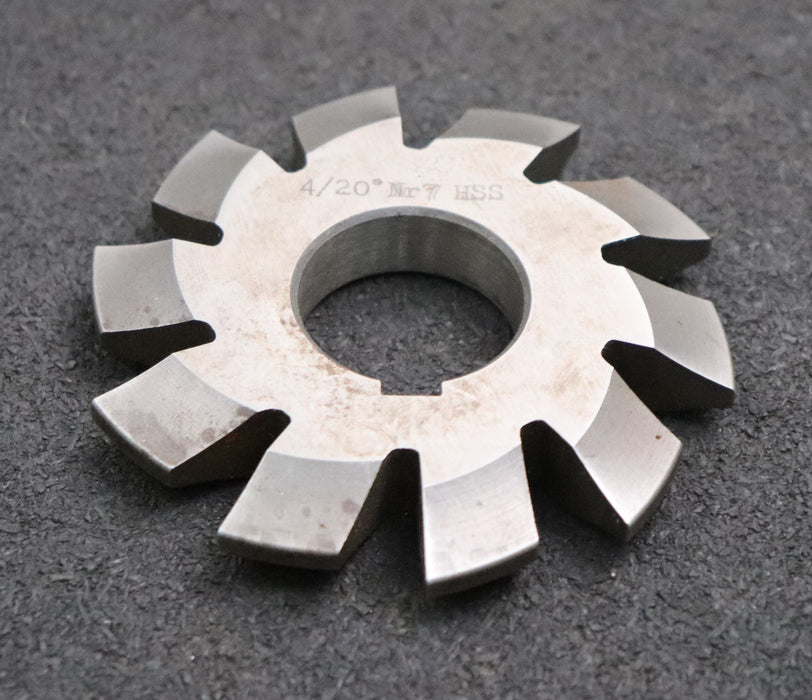 Bild des Artikels Zahnformfräser-gear-profile-cutter-m=-4mm-Nr.-7-Zähnezahlbereich-Z=-55-134