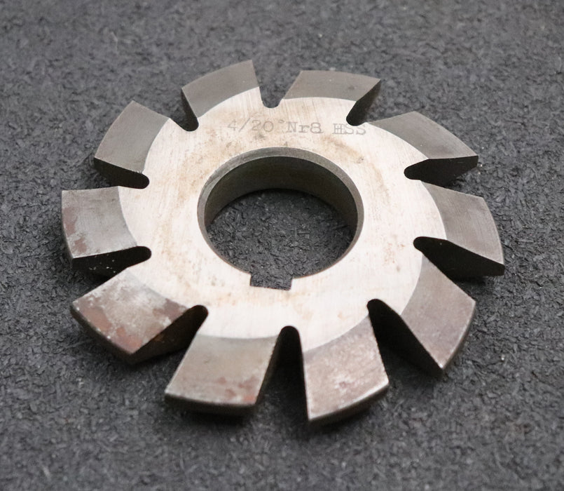 Bild des Artikels Zahnformfräser-gear-profile-cutter-m=-4mm-Nr.-8-Zähnezahlbereich-Z=-135-00