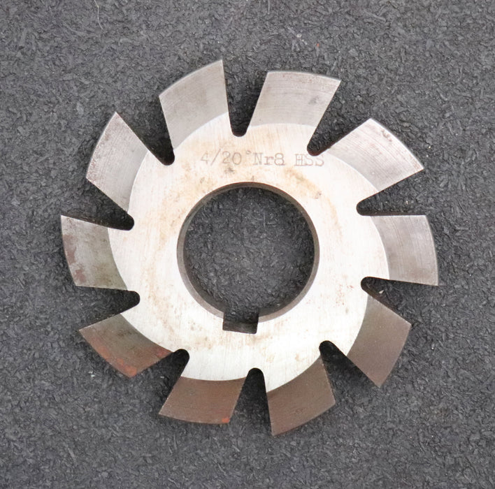 Bild des Artikels Zahnformfräser-gear-profile-cutter-m=-4mm-Nr.-8-Zähnezahlbereich-Z=-135-00