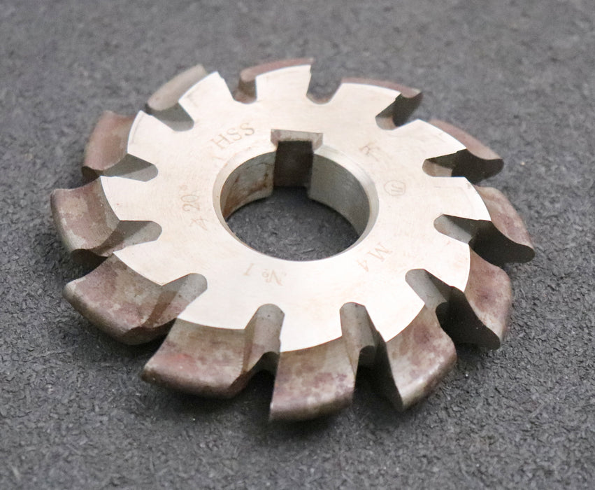 Bild des Artikels Zahnformfräser-gear-profile-cutter-m=-4mm-Nr.-1-für-Zähnezahlbereich-Z=-12-13