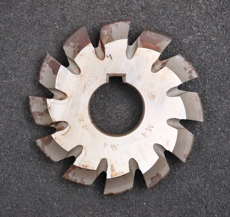 Bild des Artikels Zahnformfräser-gear-profile-cutter-m=-4mm-Nr.-4-für-Zähnezahlbereich-Z=-21-25