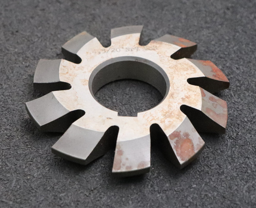 Bild des Artikels Zahnformfräser-gear-profile-cutter-m=-4,5mm-Nr.-7-für-Zähnezahlbereich-Z=-55-134