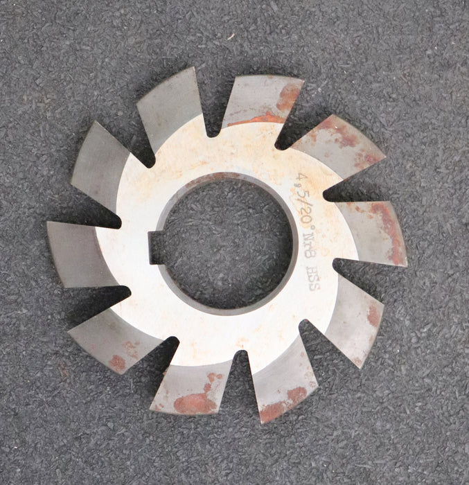 Bild des Artikels Zahnformfräser-gear-profile-cutter-m=-4,5mm-Nr.-8-für-Zähnezahlbereich-Z=-135-00