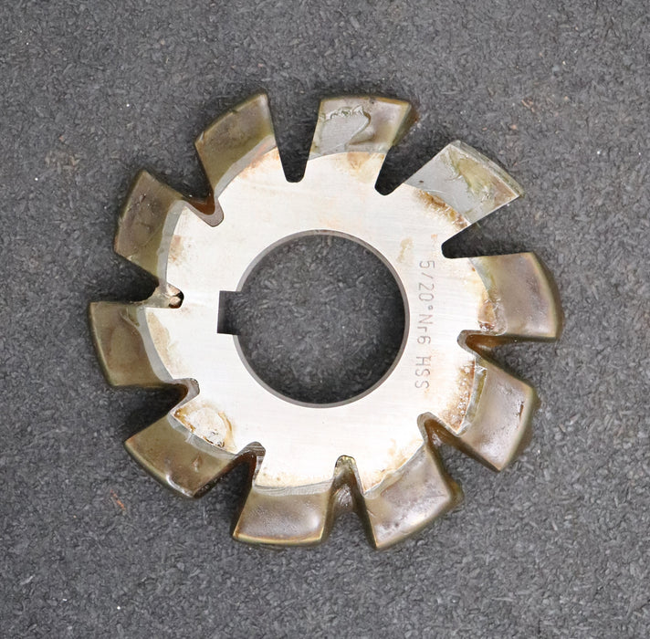 Bild des Artikels Zahnformfräser-gear-profile-cutter-m=-5mm-Nr.-6-für-Zähnezahlbereich-Z=-35-54