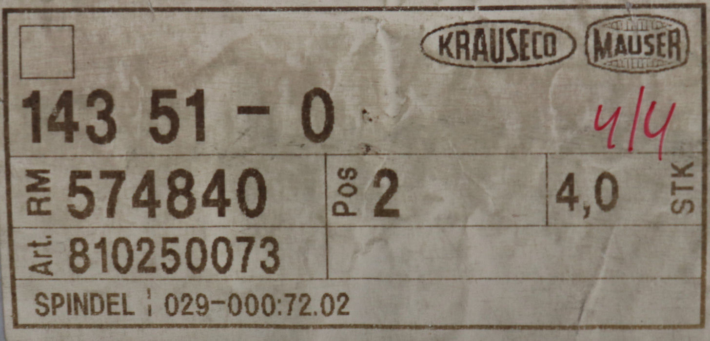 Bild des Artikels KRAUSECO-/-MAUSER-/-GÜHRING-HSK50-Spindel-029-000:72.02-Art.-Nr.-810250073