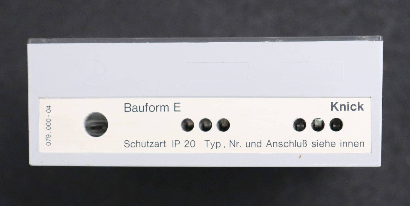 Bild des Artikels KNICK-DC-Trennverstärker-Typ-7215C1-Bauform-E-IP20-Isolierspannung-1,5kV