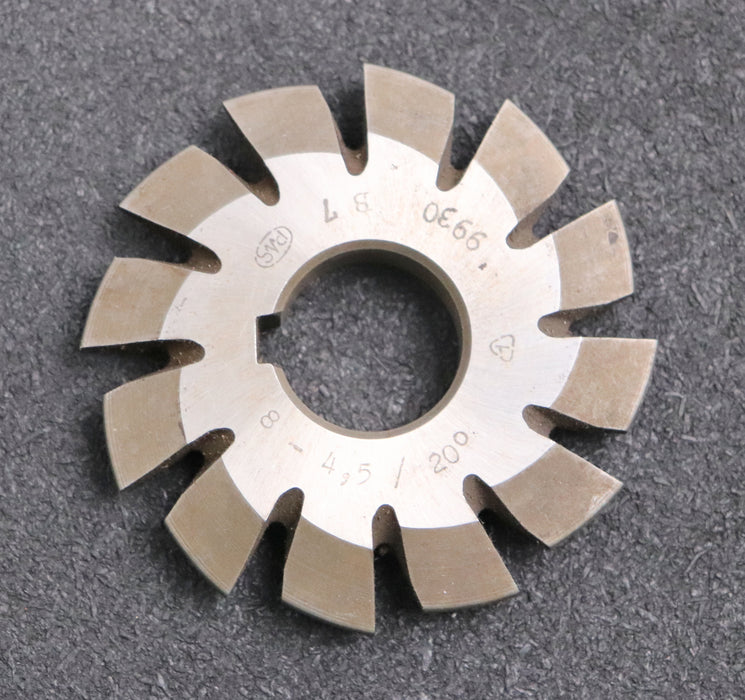 Bild des Artikels PWS-Zahnformfräser-gear-profile-cutter-m=-4,5-No.-8-Zähnezahlbereich-Z=-135-00