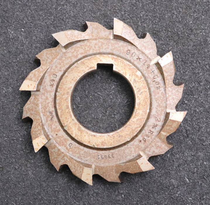 Bild des Artikels Nutenfräser-slot-cutter-Abmessungen-Ø90x14x32mm-mit-LKN-Nutbreite-12mm-gebraucht