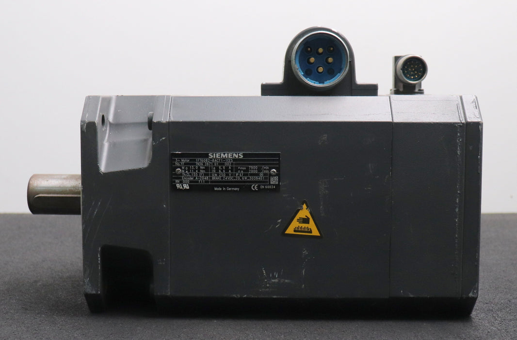 Bild des Artikels SIEMENS-Servomotor-1FT6082-8AC71-1EE5-13Nm-UiN=250V-max.-7900U/min